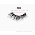 Real human hair fake eyelashes wholesale custom